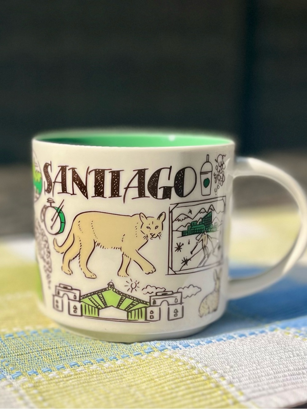Starbucks Santiago, Chile Been There Series City Mug Across the Globe Collection